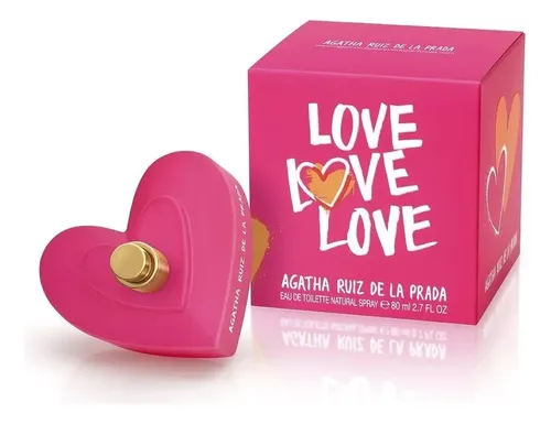 Eau de Parfum Love Love Love de Agatha Ruiz de la Prada para Mujer 80 mL