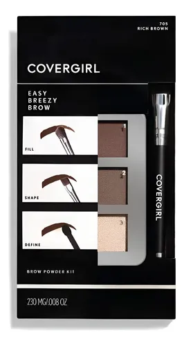 Kit De Polvo Para Cejas Covergirl Easy Breezy 3 Tonos