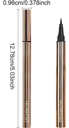 Delineador Líquido Negro Mate Ultra Fino Rh8
