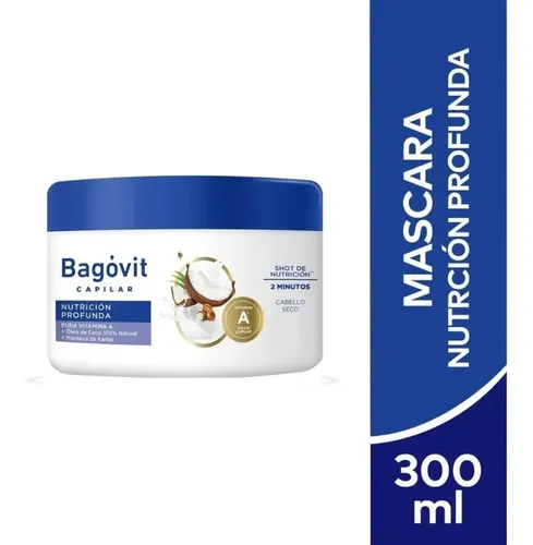 Bagovit Mascara Nutricion Profunda Cabello Seco 300ml