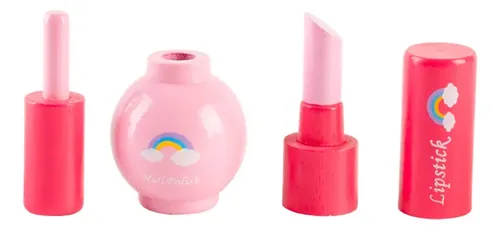 Estuche de belleza infantil con accesorios de madera Isakito modelo IK0271