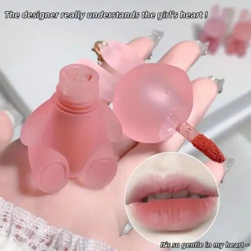 Labial Liquido Hidratante Mate Terciopelo Conejo Llavero