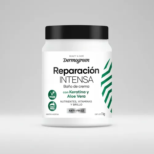 Reparación Intensa Baño De Crema Vegano Dermogreen 1kg