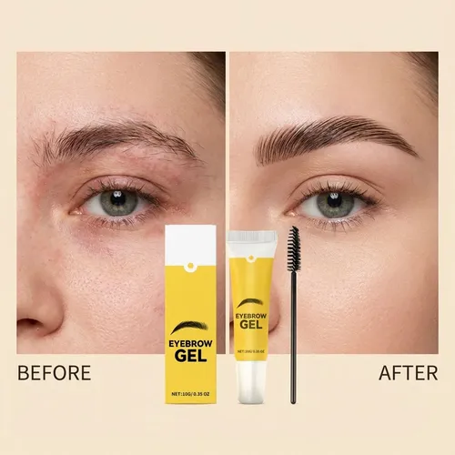 Gel Para Peinar Cejas, Impermeable, Aspecto Natural, 10 G A