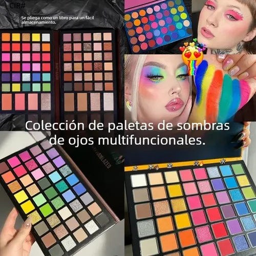 Belleza Esmaltada Paleta Sombras Cos Maquillaje Profesional