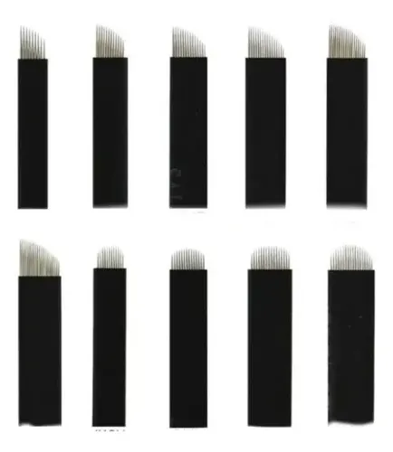 Agujas Lengua De Gato Microblading Pack 10 Unidades