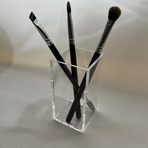 Caja Brochero Organizador De Maquillaje Pinceles Acrilico