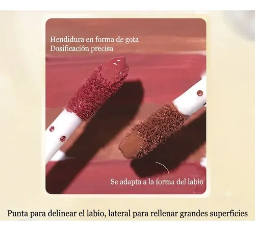 Labial Líquido Color Matte Liviano Coreano Waterproof