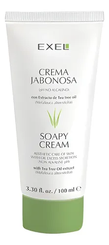 Crema Jabonosa Limpieza Uso Diario Piel Grasa Exel 100 Ml