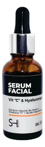Serum Facial Vitamina C 10% Y Hyaluronan 30ml