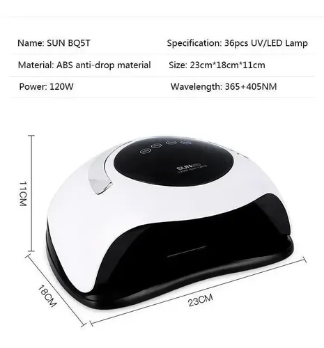 Cabina Uv Led Sun Bq5t 120 W Potente Ultimo Modelo Tactil