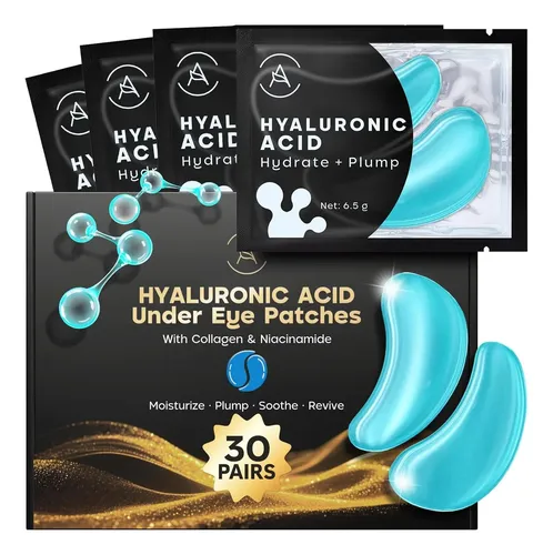 Aurae Parche Eye Patches Azul 30 Pares Hyaluronic