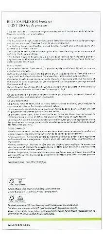 Well People Bio Complexion Brush Set, Juego De Brochas De 4