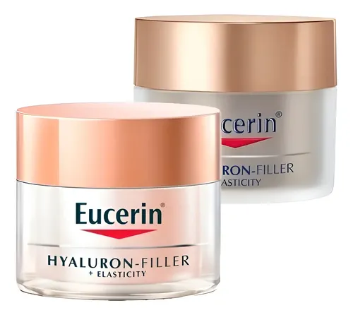 Eucerin Combo Hyaluron Filler + Elasticity Crema Dia + Noche Normal