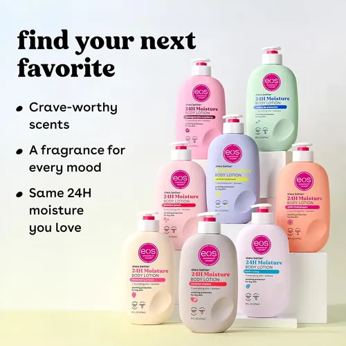 Crema Corporal Eos Shea Better Fresa 24h Hidratante 473ml Straw Berry