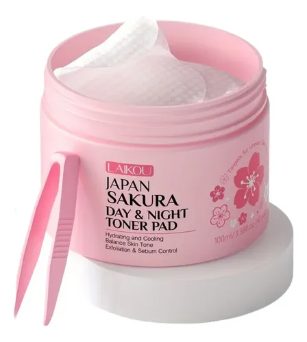 Tónico Facial Sakura, 40uds, 100ml, Limpieza E Hidratación Todo Tipo De Piel