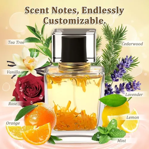 Kit Diy Perfume Mujer Gdblsm Con Aceites Esenciales Y