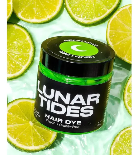 Tinte Semipermanente Lunar Tides Neon Lime 4 Oz