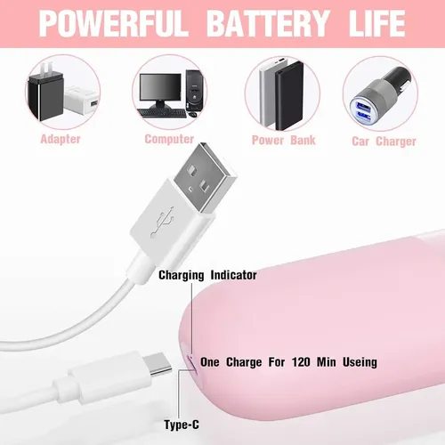 Removedor De Vello Facial Asoqola Eléctrico Indoloro Usb