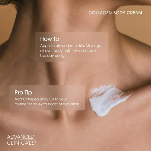 Crema Corporal Advanced Clinicals Colágeno 532ml 2 Unidades