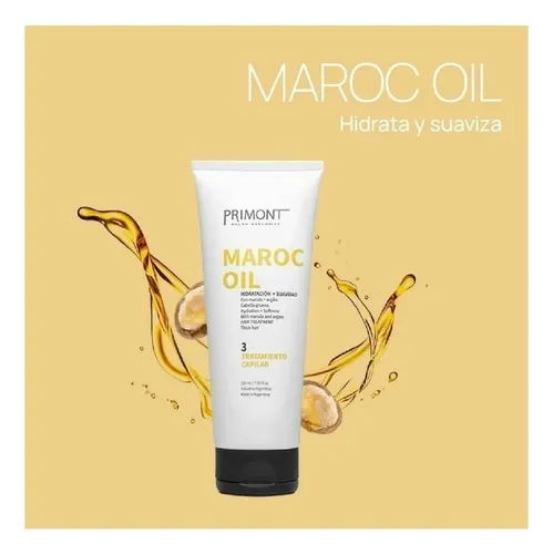 Kit X 6 Mascara Capilar Argan Maroc Oil Primont X220ml