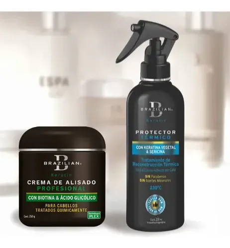 Alisado Sin Formol Brazilian Con Biotina Cabellos Tratados