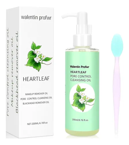 Aceite De Limpieza Facial Con Hoja De Corazón 6.76oz