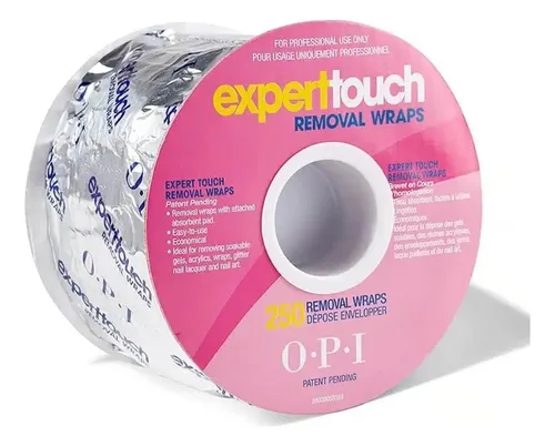 Opi Eliminación Expert Touch Para Uñas 250 Pzas