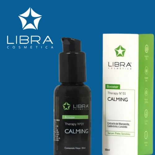 2 Boosters Serum Calming Piel Sensible 50ml Libra Cosmetica Momento De Aplicación Día/noche