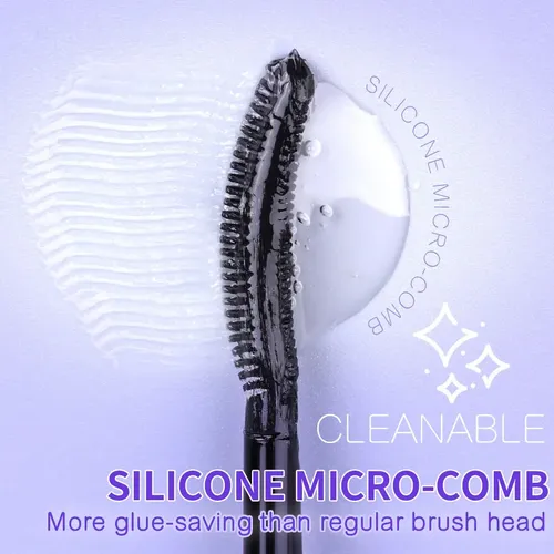 Gel Transparente Para Cejas Impermeable 0.33 Oz Con Peine
