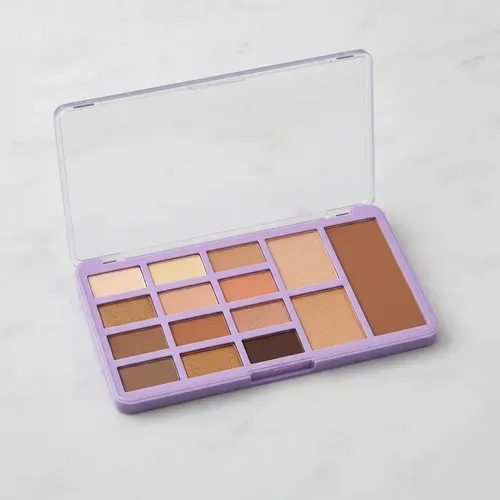 Paleta Sombras De Ojos Iluminador Y Contorno Maquillaje Rostro 1 Veoquiero