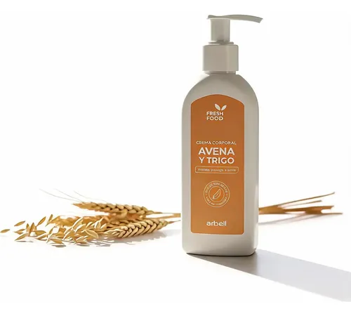 Crema Corporal Avena Y Trigo Apto Vegano 200ml Piel Sensible