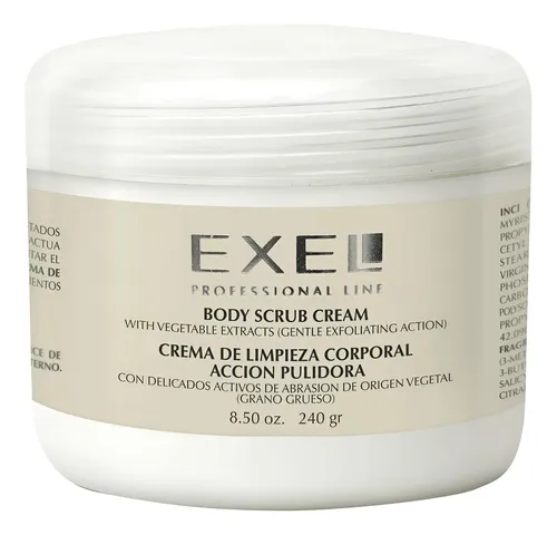 Crema De Limpieza Corporal Grano Grueso Pulidora Exel 240 G
