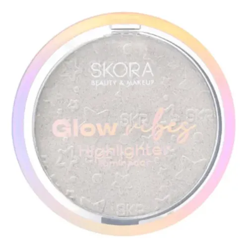 Iluminador Highlighter Glow Vibes Skora Beauty Compacto