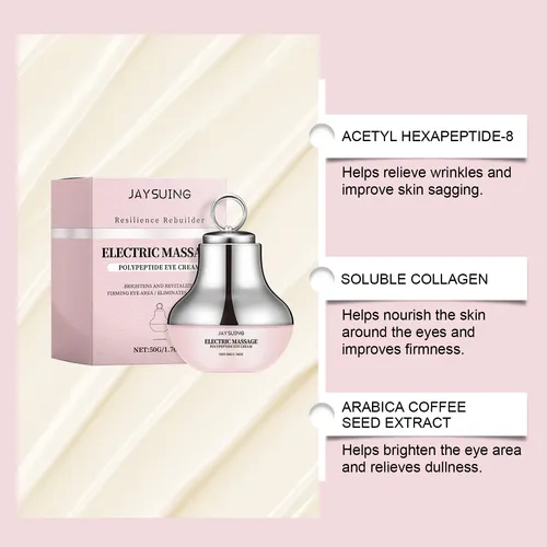 Crema Contorno De Ojos Jaysuing Masaje Eléctrico 5 Todo Tipo De Piel Día/noche