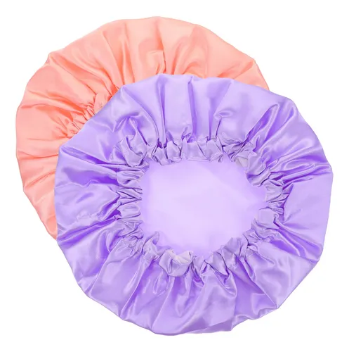 2 Gorros De Baño Satin Para Dormir, Gorros De Cabello