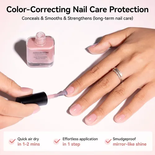 Base De Uñas 4 En 1 Con Cobertura Y Fortalecimiento Nude