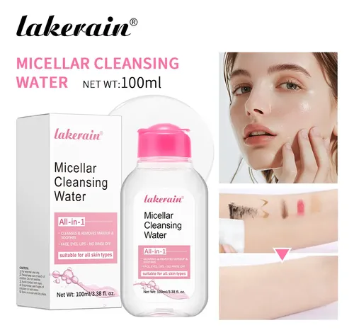 Limpiador Micelar Suave, Desmaquillante, Agua, Suave, Todo E