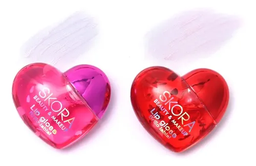 Lip Gloss Brillo Labial Corazon Fucsia Glow Tono 2 39586