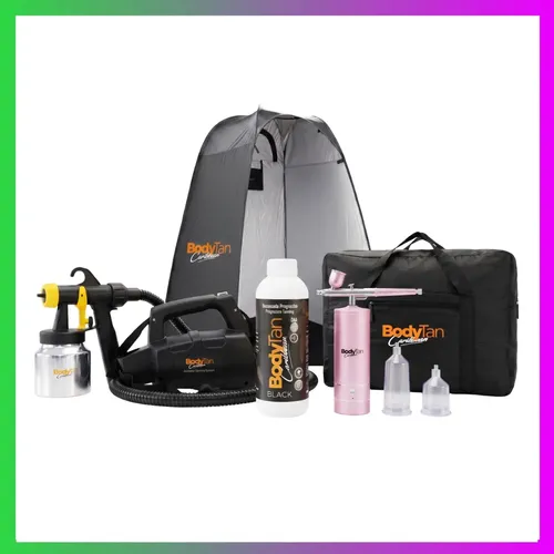 Equipo De Bronceado Organico+carpa+1l Autobronceante Bodytan