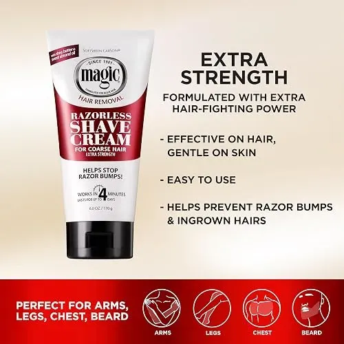 Crema Depilatoria Softsheen Carson Magic Razorless Extra