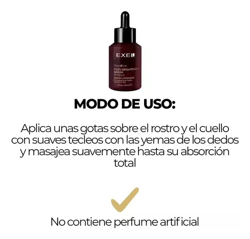 Exel Green Line Dermo Vegan Skincare Serum Iluminador 30ml
