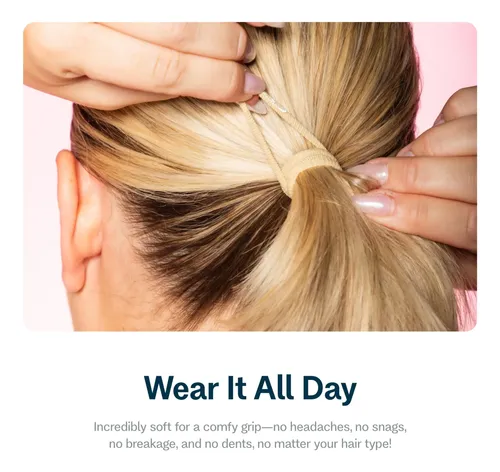Cintas Para El Pelo Gimme X-fine Slim Fit Gentle Grip Blonde