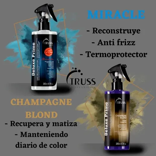 Regenerador capilar Truss de uso obligatorio, 260 ml, uso obligatorio, reconstrucción y restauración