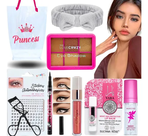 Kit Combo Maquillaje Completo Mujer Nude Regalo