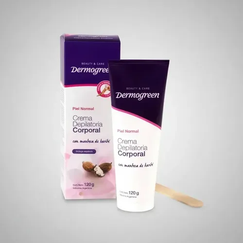 Crema Depilatoria Corporal Dermogreen Con Karite 120g