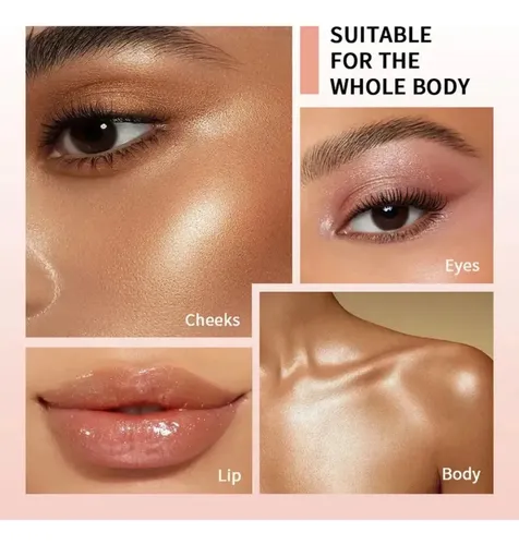 Lápiz Highlighter Glassy Textura Suave Para Piel Perfecta