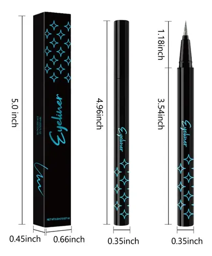Delineador Líquido Glitter Esmeralda Evpct 1u