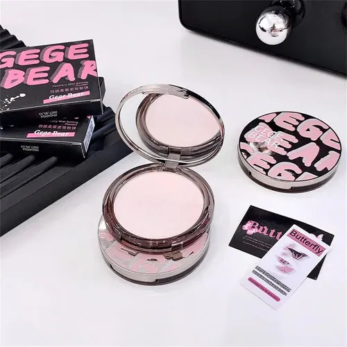 Polvo Compacto Translúcido Sellador De Maquillaje Gege Bear