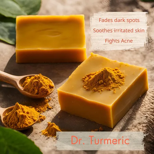 Limpiador Facial Y Corporal Soap Bar Dr. Turmeric, 3 X 100 G